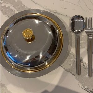 Stainless Steel covered casserole 5 piece set